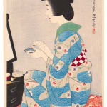 Ito Shinsui (1898-1972), Rouge (Kuchibeni), from the series The First Collection of Modern Beauties (Gendai bijin shu dai isshu), 1929