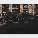 Jordan Rountree, A Figure Looks Over The Edge, 2025
