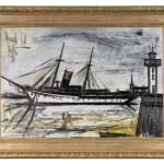Bernard Buffet (1928-1999), Yacht et phare, 1968