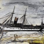 Bernard Buffet (1928-1999), Yacht et phare, 1968
