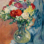 Louis Valtat (1869-1952), Bouquet à la cruche beige, circa 1928