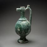 Parthian Green-Glazed Zoomorphic Ewer, 4th Century CE - 6th Century CE