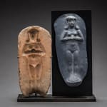 Old Babylonian Clay Mould With Standing Deity, 2000 BCE - 1700 BCE
