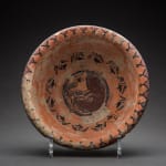 Terracotta bowl with internal decorations, 300 BCE - 300 CE