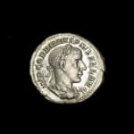 Silver Denarius of Emperor Gordian III, 240 CE - 244 CE