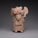 Mayan Terracotta Whistle in the Form of a Priest, 500 CE - 900 CE