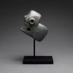 Atlantic Watershed Jade Mace Head in the Form of a Skull, 300 BCE - 300 CE