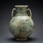 Parthian Pale Green Glazed Terracotta Amphora, 100 CE - 200 CE