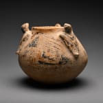Casas Grandes Pot Decorated with Three Birds, 1160 CE - 1260 CE