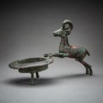 Bronze Ibex and Stand, 200 CE - 600 CE
