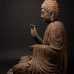 Ming Dynasty Wooden Seated Buddha, 1500 CE - 1700 CE
