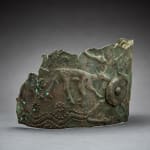 Fragment of an Elamite Bronze Plaque Depicting Animals, 900 BCE - 600 BCE