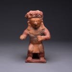 Jama Coaque Terracotta Sculpture of a Dancing Shaman, 200 BCE - 600 CE