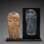 Old Babylonian Clay Mould with Standing Male Deity, 2000 BCE - 1700 BCE
