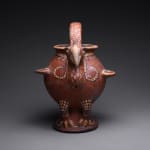 Polychrome Vessel in the Form of a Buzzard, 1100 CE - 1500 CE