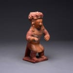 Jama Coaque Terracotta Sculpture of a Dancing Shaman, 200 BCE - 600 CE