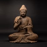 Ming Dynasty Wooden Seated Buddha, 1500 CE - 1700 CE