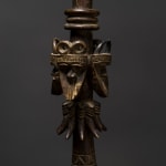 Toma Wooden Ceremonial Staff, 20th Century CE