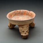 Mayan Painted Terracotta Tripod Bowl, 300 CE - 600 CE