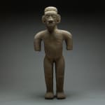 Sculpted Standing Figure in Volcanic Stone, 700 CE - 1000 CE