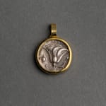 Gold Pendant with Silver Stater of Rhodes, 4 Century BCE - 3rd Century BCE