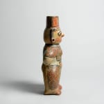 Guabal Polychrome Standing Female Figure, 800 CE - 1100 CE