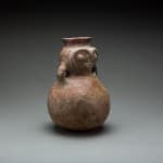 Burnished Terracotta Vessel of a Zoomorphic Figure, 500 CE - 900 CE
