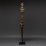 Toma Wooden Ceremonial Staff, 20th Century CE