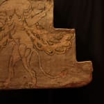 Assyrian Glazed Brick Tile Depicting a Mythological Creature, 900 BCE - 700 BCE