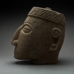 Basalt Trophy Head, 100 CE - 500 CE