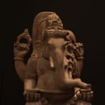 Indonesian Volcanic Andesite Sculpture of Ganesh, 16th Century CE - 19th Century CE