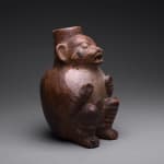 Terracotta Monkey Effigy Vessel, 100 BCE - 500 CE