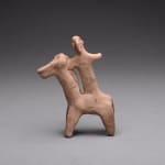 Syrio-Hittite Terracotta Sculpture of Horse and Rider, 2500 BCE - 1800 BCE