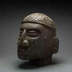 Green Stone Trophy Head, 100 CE - 500 CE