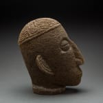 Basalt Trophy Head, 500 CE - 1000 CE
