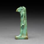 Egyptian Faience Amulet of Thoth, 664 BCE - 525 BCE