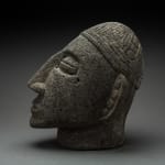Basalt Trophy Head, 500 CE - 1000 CE