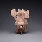 Mayan Terracotta Whistle in the Form of a Priest, 500 CE - 900 CE