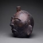 Blackware Trophy Head, 300 BCE - 300 CE