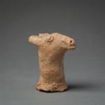 Terracotta Zoomorphic Head, 1500 BCE - 500 BCE