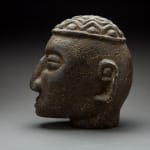 Atlantic Watershed Stone Trophy Head, 500 CE - 1000 CE