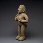 Standing Female Figure Volcanic Stone, 1000 CE - 1500 CE