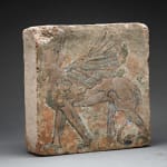 Painted Tile with Mythical Creature, 900 BCE - 600 BCE