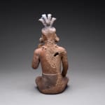 Jaina Style Mayan Terracotta Sculpture of a Seated Woman, 600 CE - 900 CE