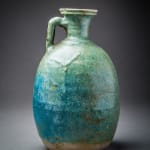 Parthian Turquoise-Glazed Terracotta Vessel, 1st Century CE - 3rd Century CE