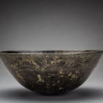 Sassanid Silver Bowl with Incised Decorations, 200 CE - 600 CE