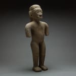 Sculpted Standing Figure in Volcanic Stone, 700 CE - 1000 CE
