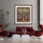 Mario Basner, Morgan Library I, Classic Black Frame, White Liner