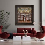 Mario Basner, Morgan Library I, Classic Black Frame, White Liner