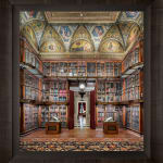 Mario Basner, Morgan Library I, Classic Black Frame, White Liner